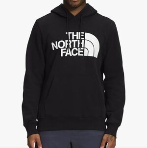 The North face Black Hoodie Size SMALL Fleece Lined